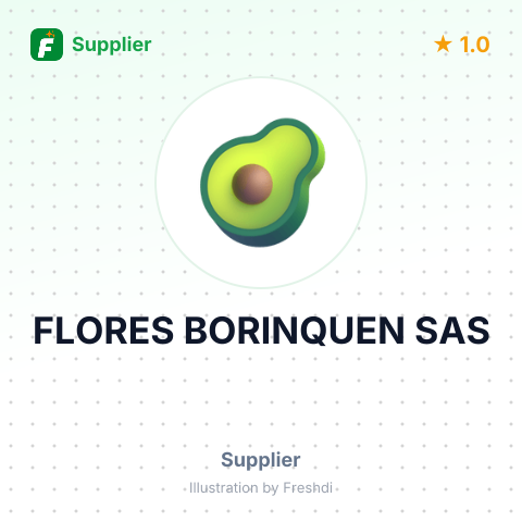 FLORES BORINQUEN SAS – summary card, no photo uploaded yet