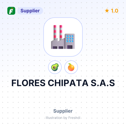 FLORES CHIPATA S.A.S – summary card, no photo uploaded yet