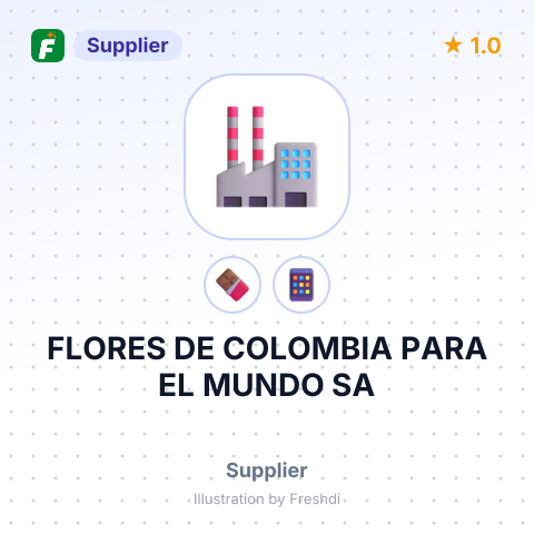 FLORES DE COLOMBIA PARA EL MUNDO SA – summary card, no photo uploaded yet