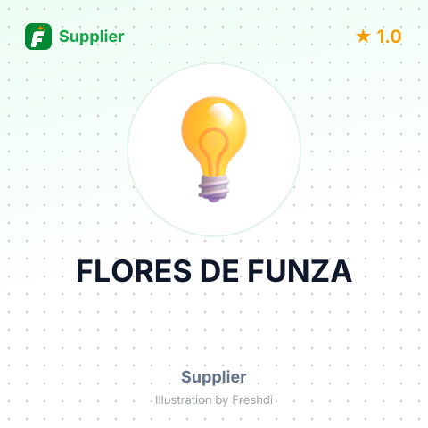 FLORES DE FUNZA – summary card, no photo uploaded yet