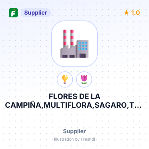 FLORES DE LA CAMPIÑA,MULTIFLORA,SAGARO,THE ELITE FLOWER, GERDA FLOWER – summary card, no photo uploaded yet
