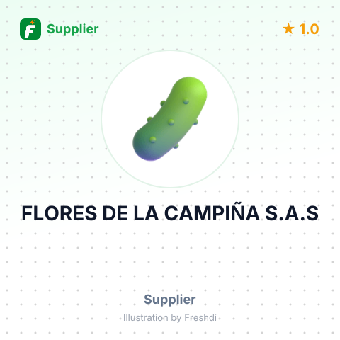 FLORES DE LA CAMPIÑA S.A.S – summary card, no photo uploaded yet