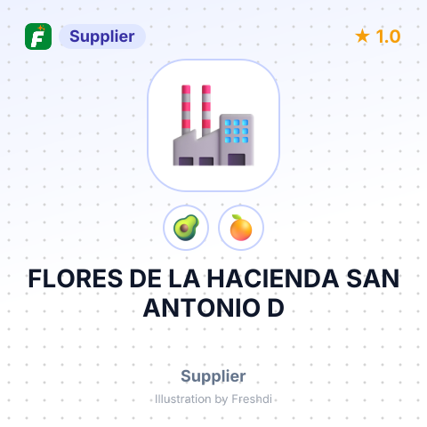 FLORES DE LA HACIENDA SAN ANTONIO D – summary card, no photo uploaded yet