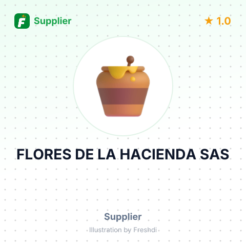 FLORES DE LA HACIENDA SAS – summary card, no photo uploaded yet