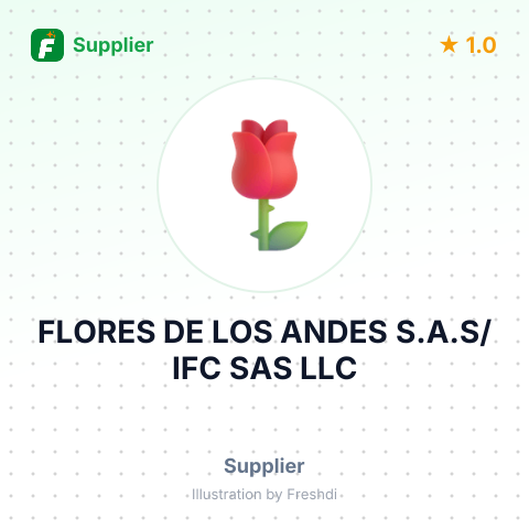 FLORES DE LOS ANDES S.A.S/IFC SAS LLC – summary card, no photo uploaded yet