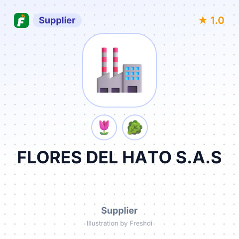 FLORES DEL HATO S.A.S – summary card, no photo uploaded yet