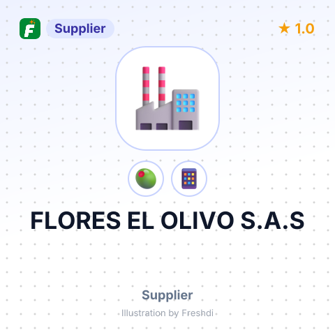 FLORES EL OLIVO S.A.S – summary card, no photo uploaded yet
