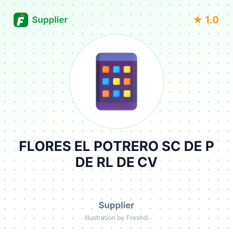 FLORES EL POTRERO SC DE P DE RL DE CV – summary card, no photo uploaded yet