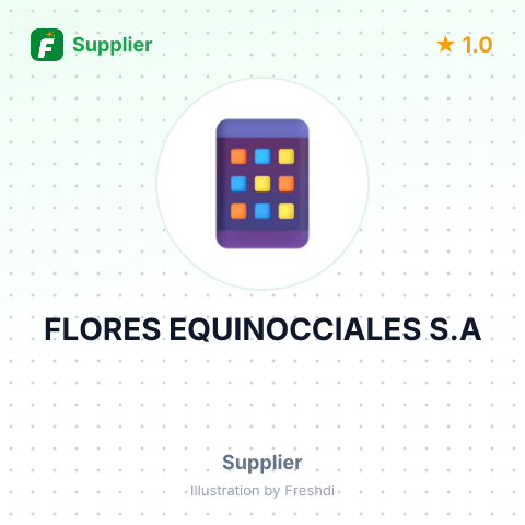 FLORES EQUINOCCIALES S.A – summary card, no photo uploaded yet