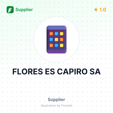 FLORES ES CAPIRO SA – summary card, no photo uploaded yet