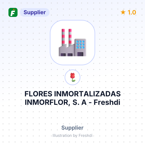 FLORES INMORTALIZADAS INMORFLOR, S. A – summary card, no photo uploaded yet