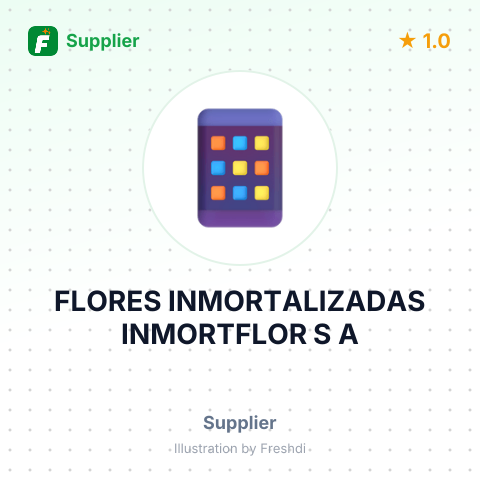 FLORES INMORTALIZADAS INMORTFLOR S A – summary card, no photo uploaded yet