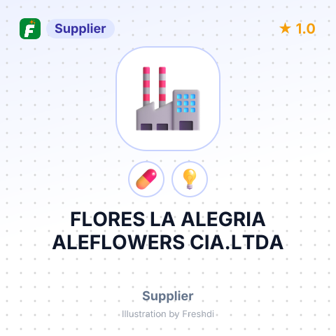 FLORES LA ALEGRIA ALEFLOWERS CIA.LTDA – summary card, no photo uploaded yet