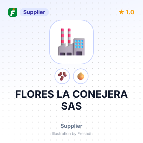 FLORES LA CONEJERA SAS – summary card, no photo uploaded yet