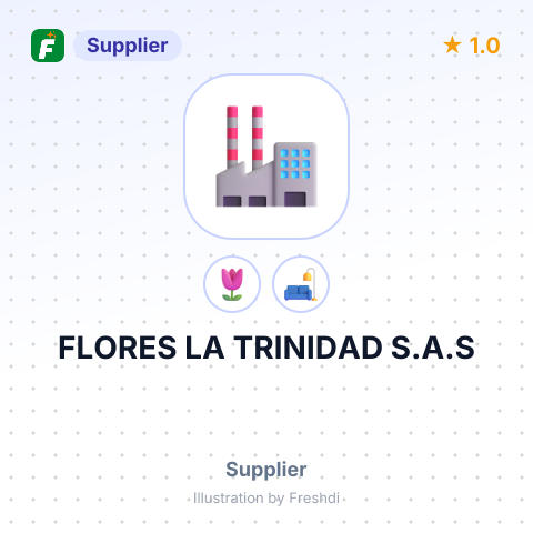 FLORES LA TRINIDAD S.A.S – summary card, no photo uploaded yet