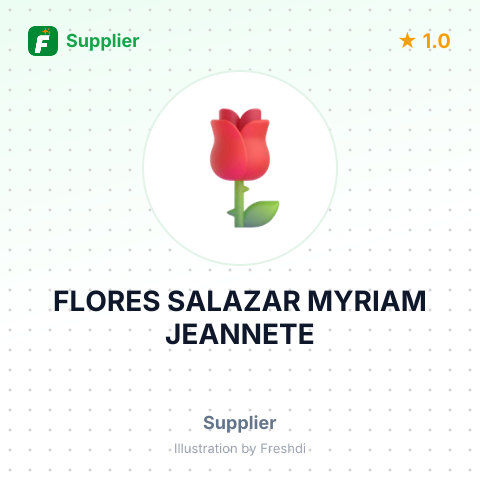 FLORES SALAZAR MYRIAM JEANNETE – summary card, no photo uploaded yet