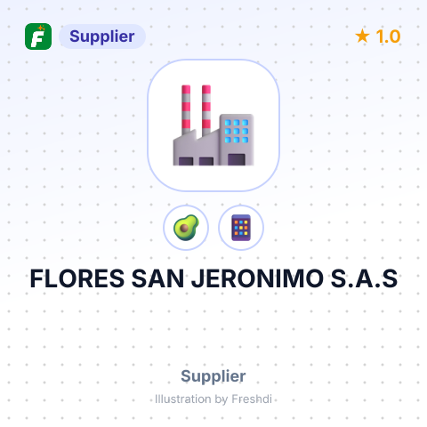 FLORES SAN JERONIMO S.A.S – summary card, no photo uploaded yet
