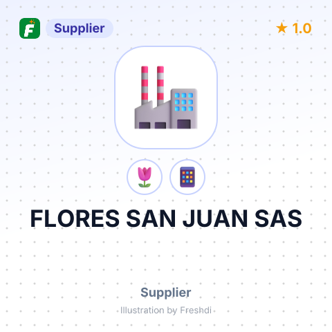 FLORES SAN JUAN SAS – summary card, no photo uploaded yet