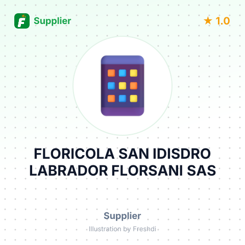 FLORICOLA SAN IDISDRO LABRADOR FLORSANI SAS – summary card, no photo uploaded yet