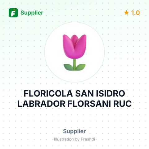 FLORICOLA SAN ISIDRO LABRADOR FLORSANI RUC – summary card, no photo uploaded yet