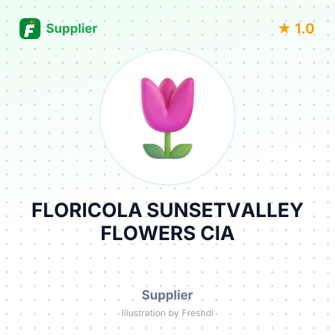 FLORICOLA SUNSETVALLEY FLOWERS CIA – summary card, no photo uploaded yet
