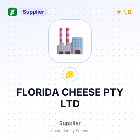 FLORIDA CHEESE PTY LTD – summary card, no photo uploaded yet