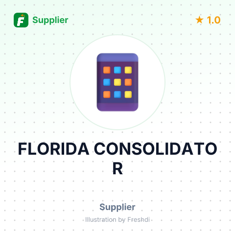 FLORIDA CONSOLIDATO R – summary card, no photo uploaded yet