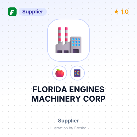 FLORIDA ENGINES MACHINERY CORP – summary card, no photo uploaded yet