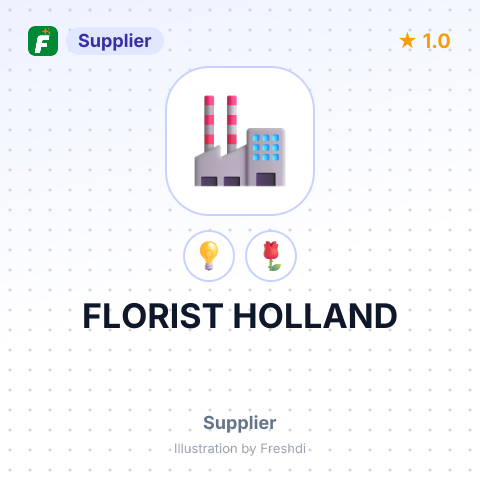 FLORIST HOLLAND – summary card, no photo uploaded yet