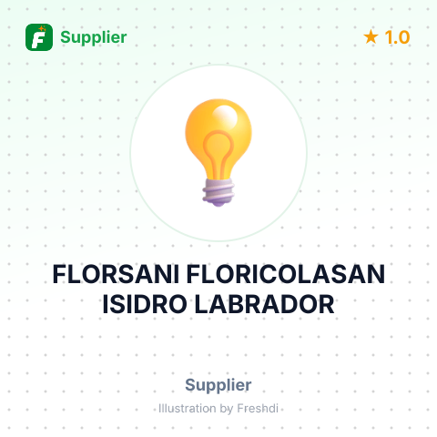 FLORSANI FLORICOLASAN ISIDRO LABRADOR – summary card, no photo uploaded yet
