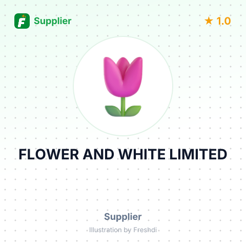 FLOWER AND WHITE LIMITED – summary card, no photo uploaded yet