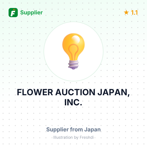 FLOWER AUCTION JAPAN, INC. – summary card, no photo uploaded yet