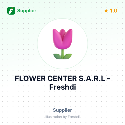 FLOWER CENTER S.A.R.L – summary card, no photo uploaded yet