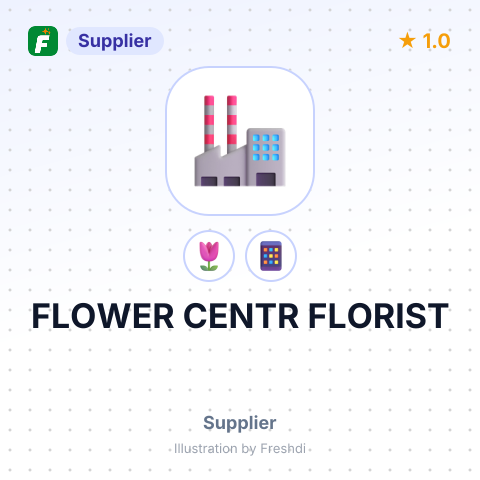 FLOWER CENTR FLORIST – summary card, no photo uploaded yet