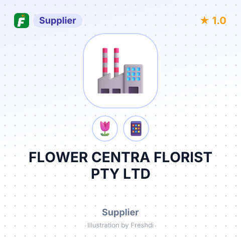 FLOWER CENTRA FLORIST PTY LTD – summary card, no photo uploaded yet