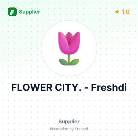 FLOWER CITY. – summary card, no photo uploaded yet