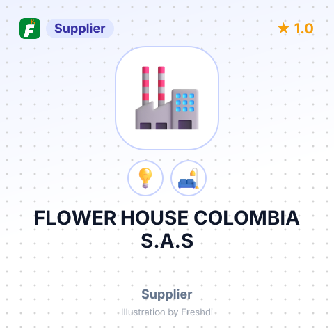 FLOWER HOUSE COLOMBIA S.A.S – summary card, no photo uploaded yet
