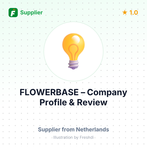 FLOWERBASE – summary card, no photo uploaded yet