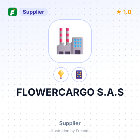 FLOWERCARGO S.A.S – summary card, no photo uploaded yet