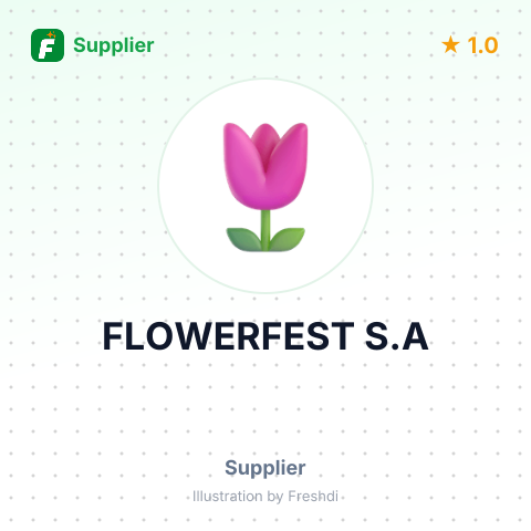 FLOWERFEST S.A – summary card, no photo uploaded yet