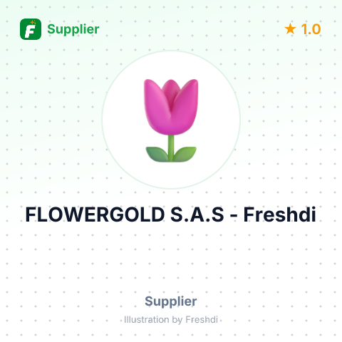 FLOWERGOLD S.A.S – summary card, no photo uploaded yet