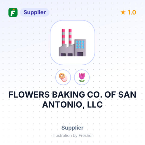 FLOWERS BAKING CO. OF SAN ANTONIO, LLC – summary card, no photo uploaded yet