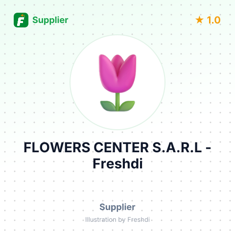 FLOWERS CENTER S.A.R.L – summary card, no photo uploaded yet