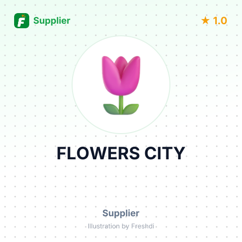 FLOWERS CITY – summary card, no photo uploaded yet