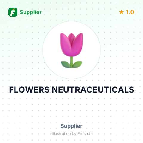 FLOWERS NEUTRACEUTICALS – summary card, no photo uploaded yet