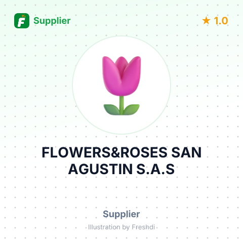FLOWERS&ROSES SAN AGUSTIN S.A.S – summary card, no photo uploaded yet