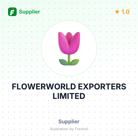 FLOWERWORLD EXPORTERS LIMITED – summary card, no photo uploaded yet
