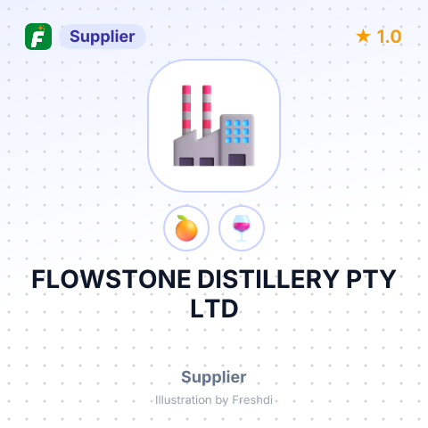 FLOWSTONE DISTILLERY PTY LTD – summary card, no photo uploaded yet