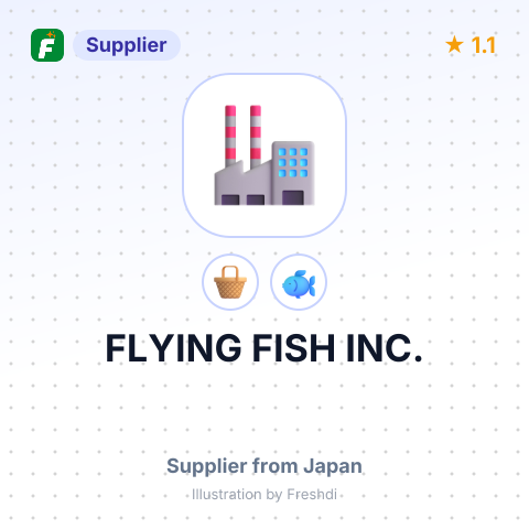 FLYING FISH INC. – summary card, no photo uploaded yet