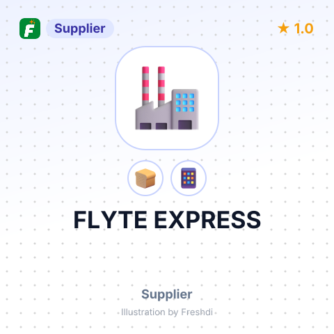 FLYTE EXPRESS – summary card, no photo uploaded yet